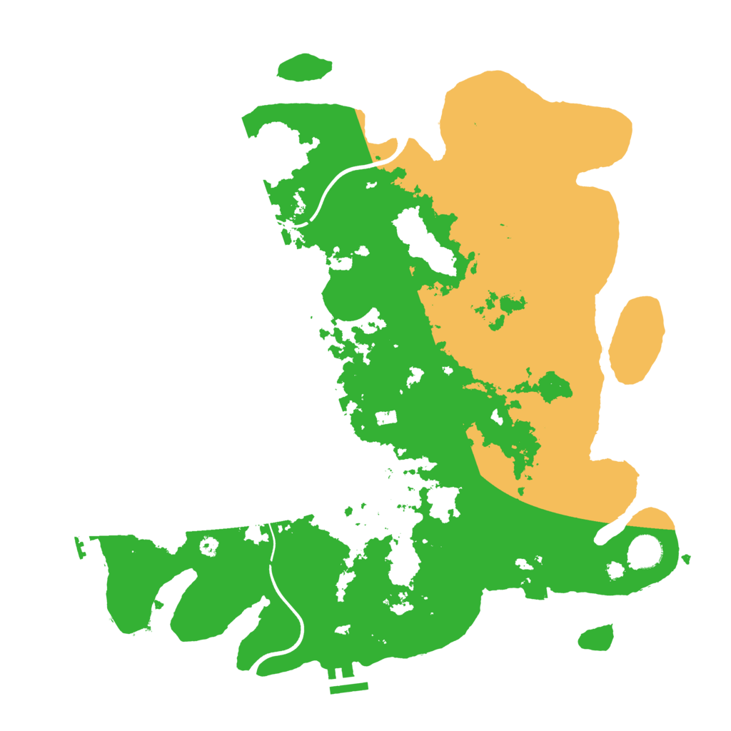 Biome Rust Map: Procedural Map, Size: 3850, Seed: 28149736