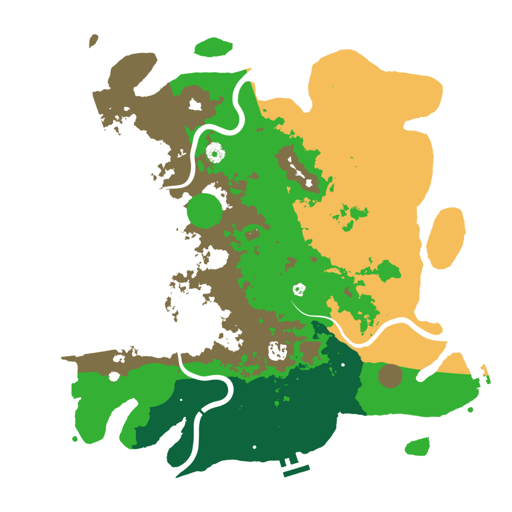 Biome Rust Map: Procedural Map, Size: 3850, Seed: 28149736