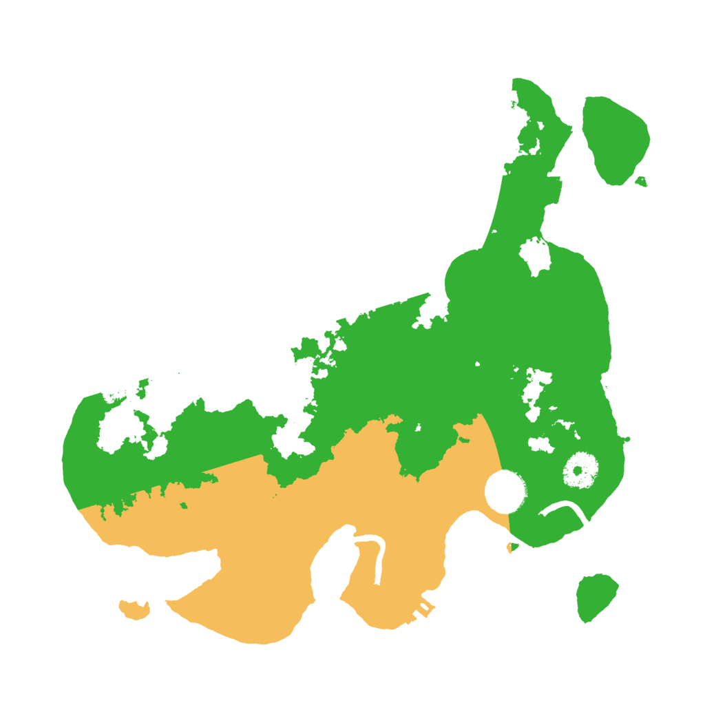 Biome Rust Map: Procedural Map, Size: 3000, Seed: 2101494402