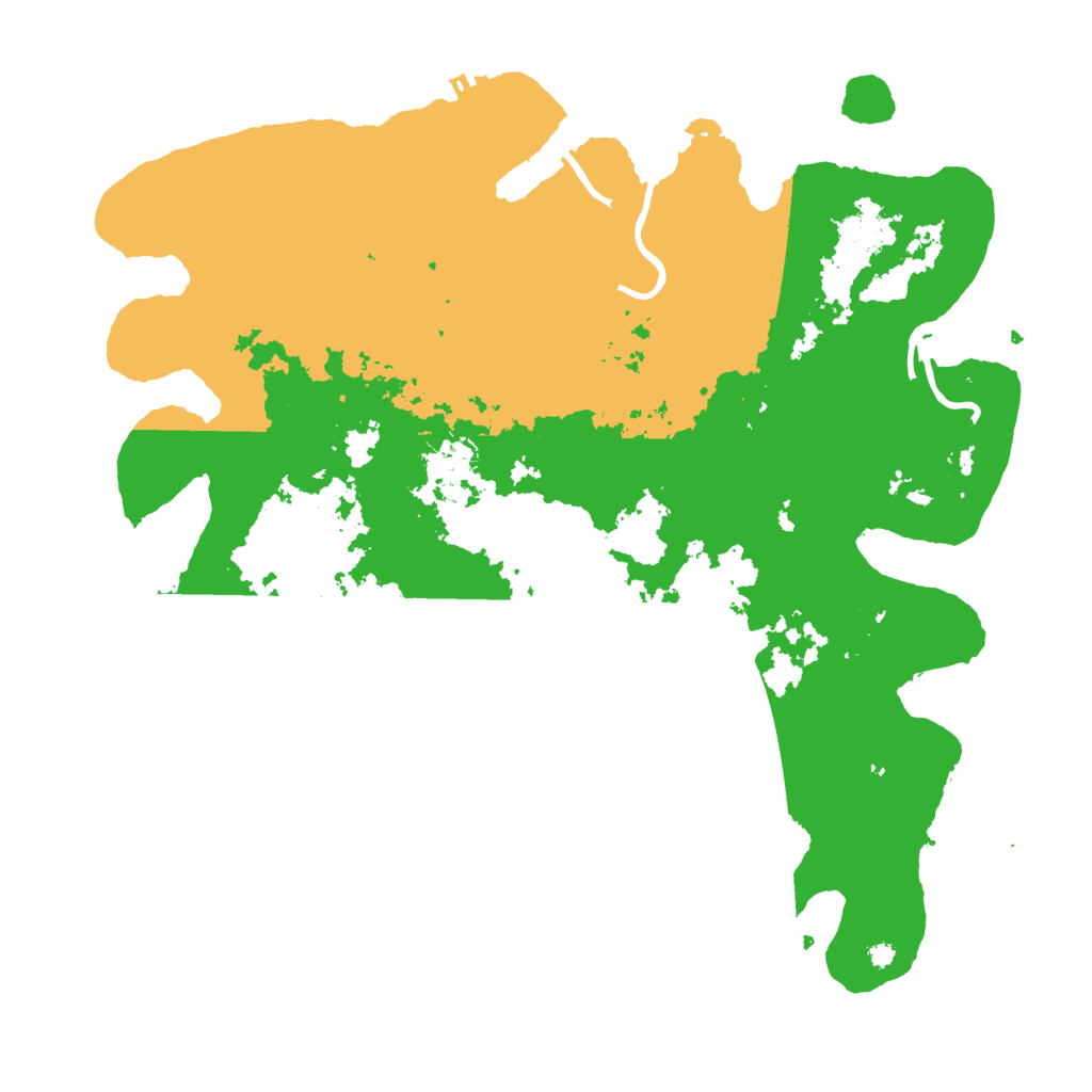 Biome Rust Map: Procedural Map, Size: 4000, Seed: 182641