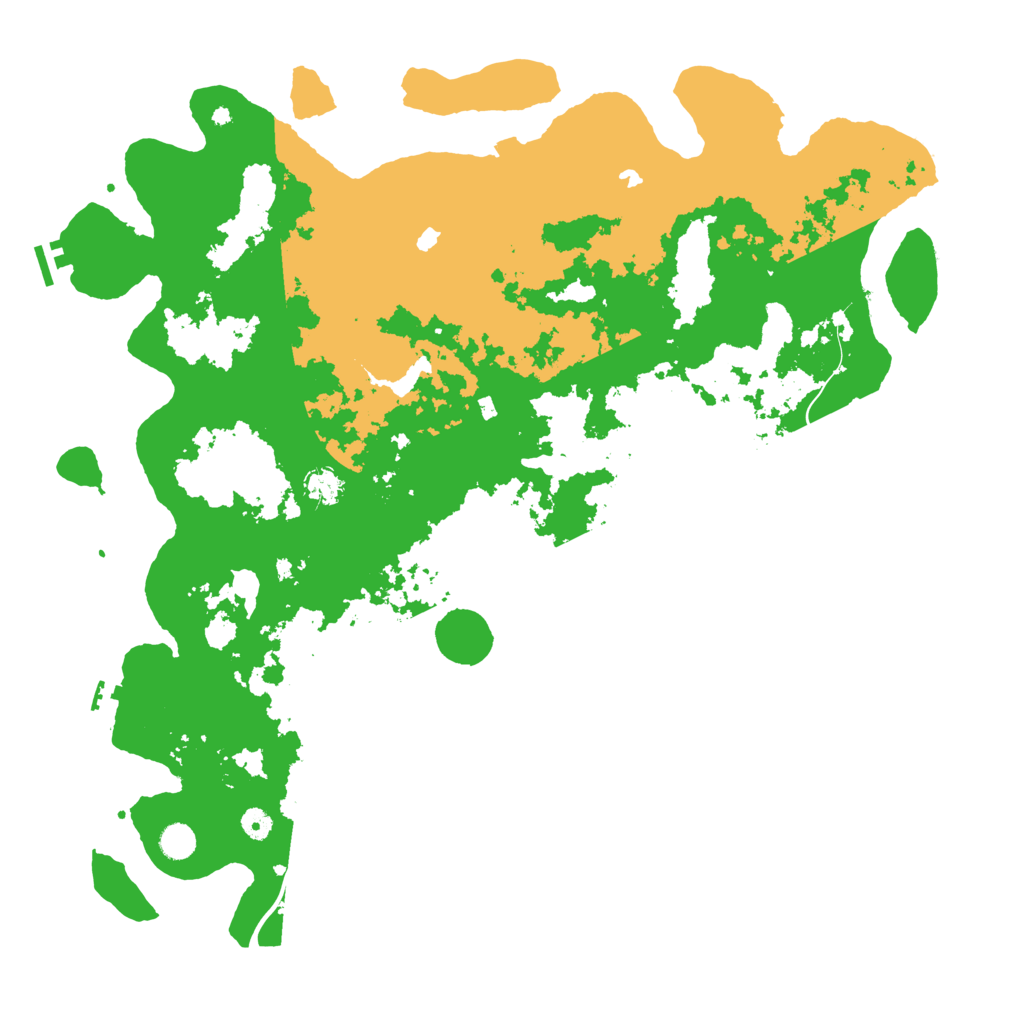 Biome Rust Map: Procedural Map, Size: 5000, Seed: 599192189