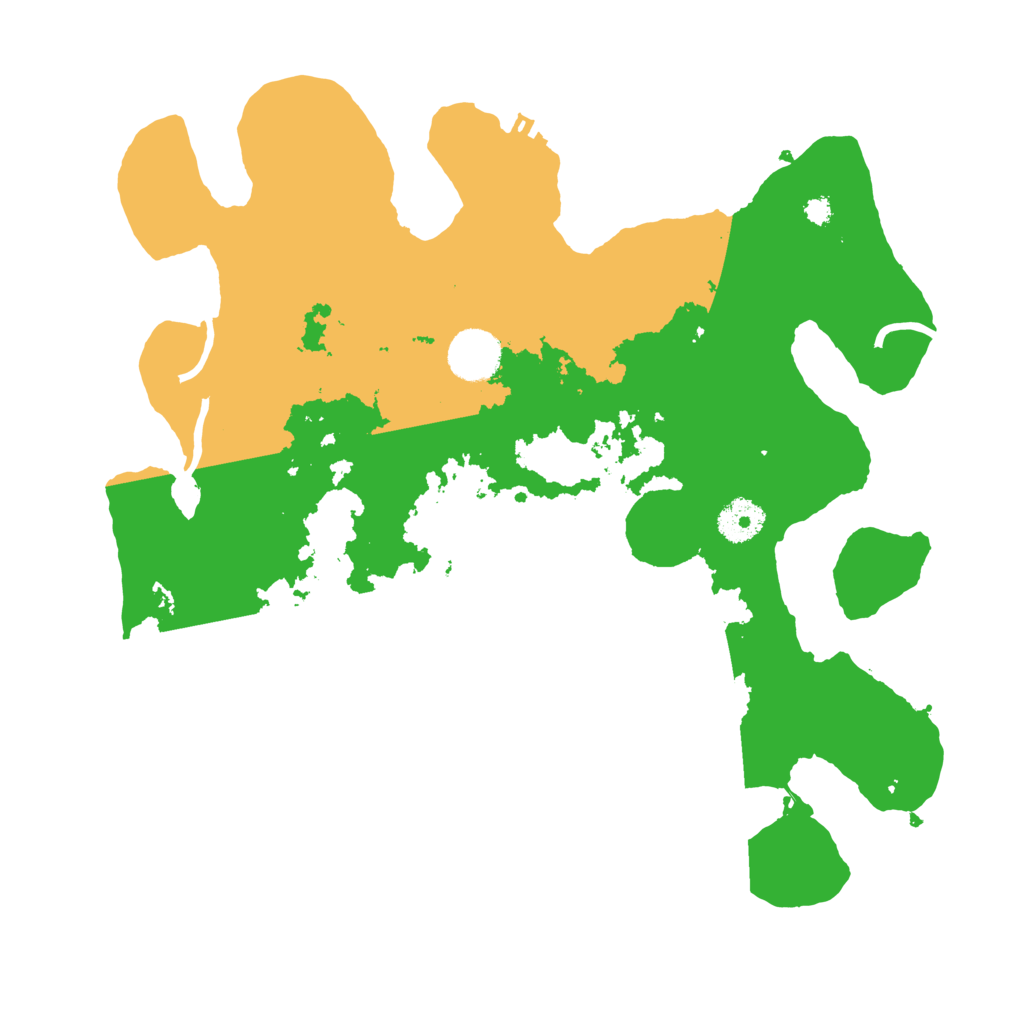 Biome Rust Map: Procedural Map, Size: 3500, Seed: 2022051391