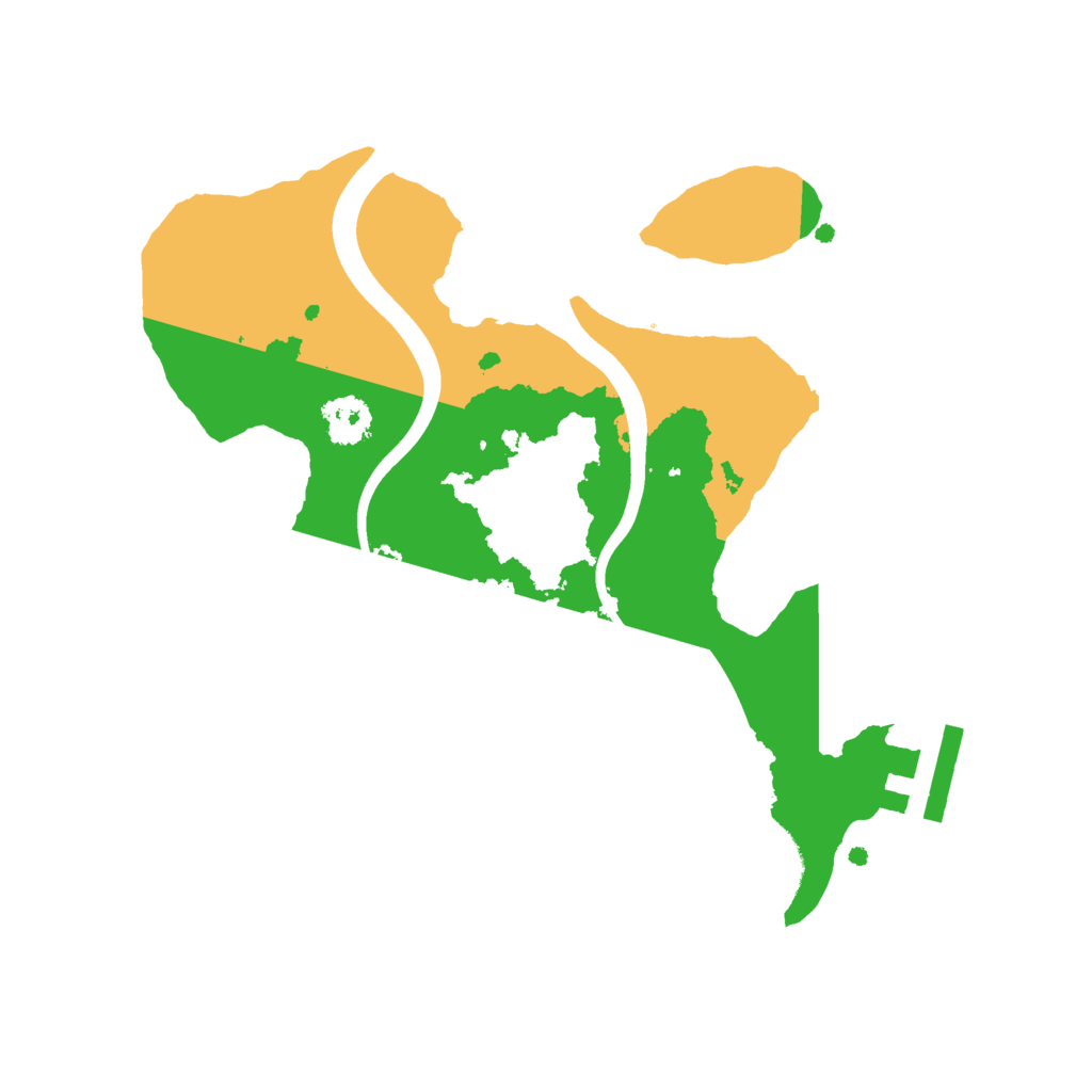 Biome Rust Map: Procedural Map, Size: 2277, Seed: 2147483647