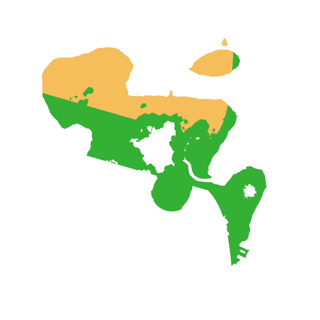 Biome Rust Map: Procedural Map, Size: 2277, Seed: 2147483647