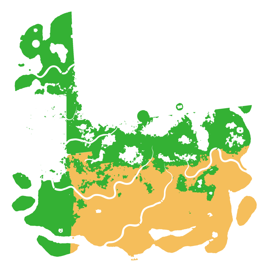 Biome Rust Map: Procedural Map, Size: 6000, Seed: 44456433