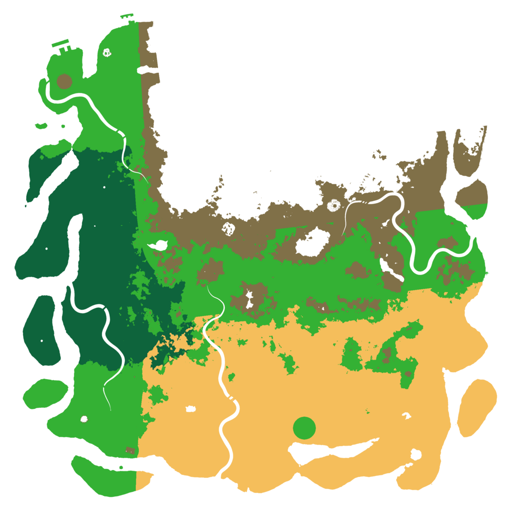 Biome Rust Map: Procedural Map, Size: 6000, Seed: 44456433