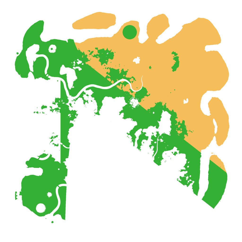 Biome Rust Map: Procedural Map, Size: 4500, Seed: 73