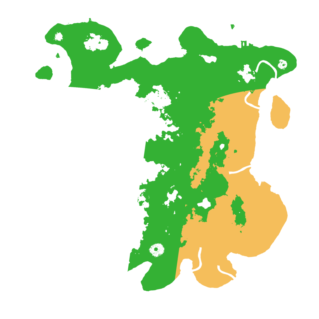 Biome Rust Map: Procedural Map, Size: 3500, Seed: 31847743