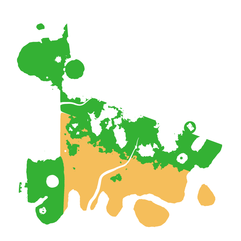 Biome Rust Map: Procedural Map, Size: 3500, Seed: 6255758
