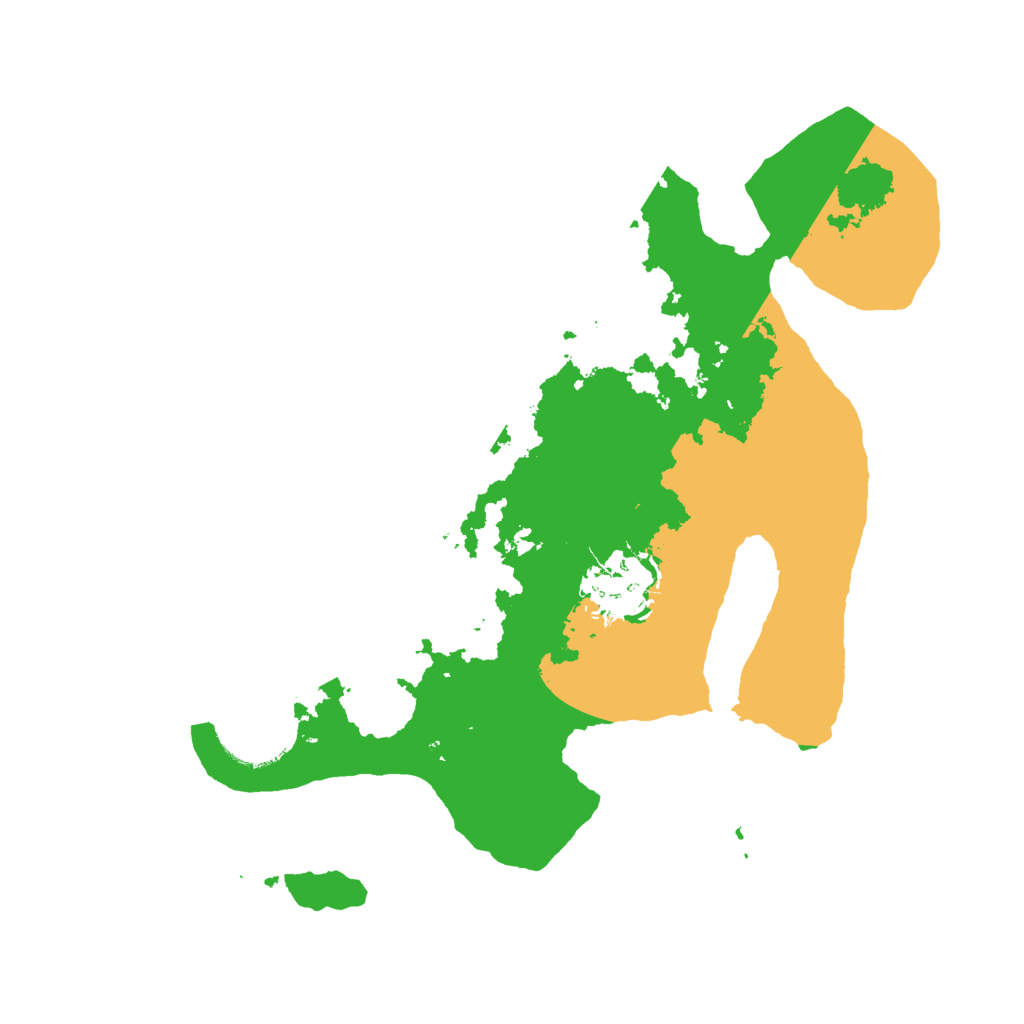 Biome Rust Map: Barren, Size: 2500, Seed: 21