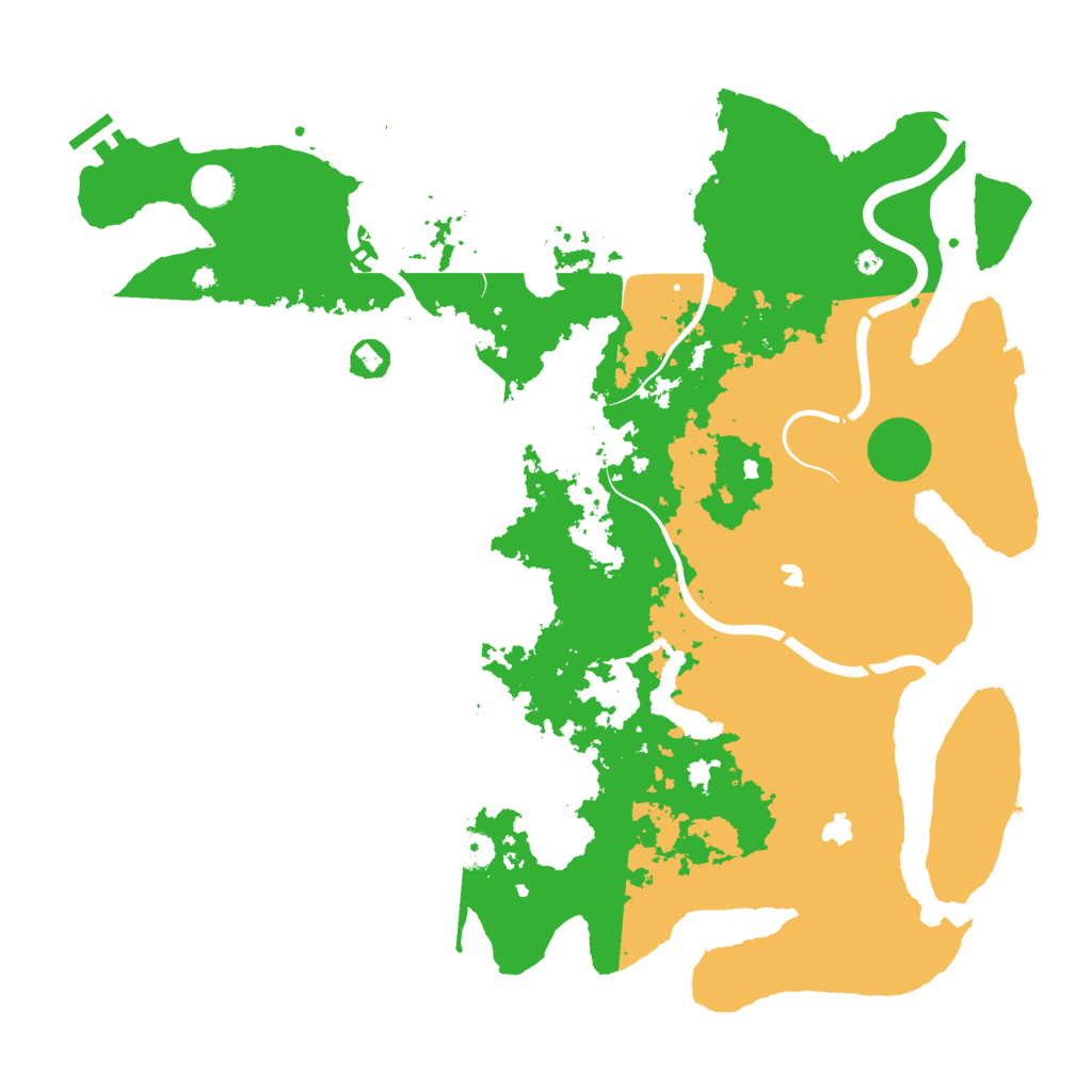 Biome Rust Map: Procedural Map, Size: 4500, Seed: 56546546