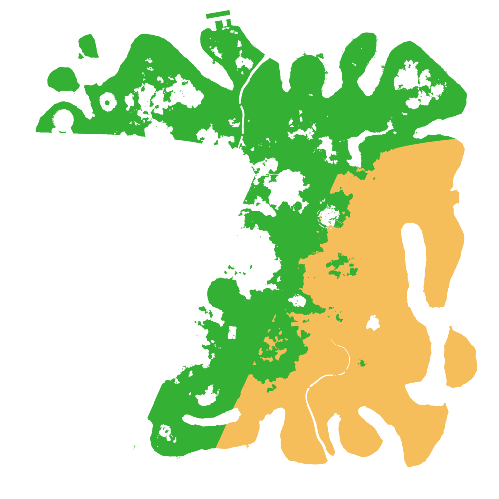 Biome Rust Map: Procedural Map, Size: 4250, Seed: 65469456