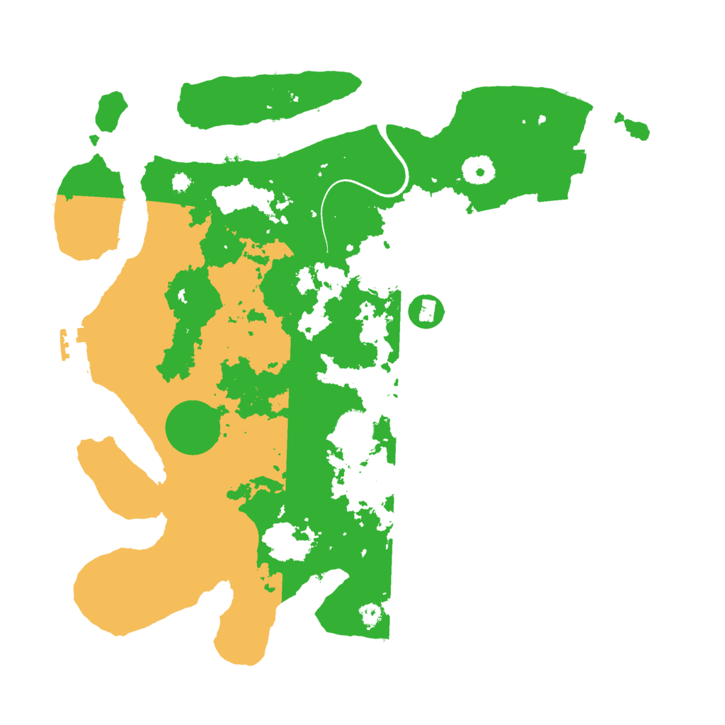 Biome Rust Map: Procedural Map, Size: 3500, Seed: 636389355