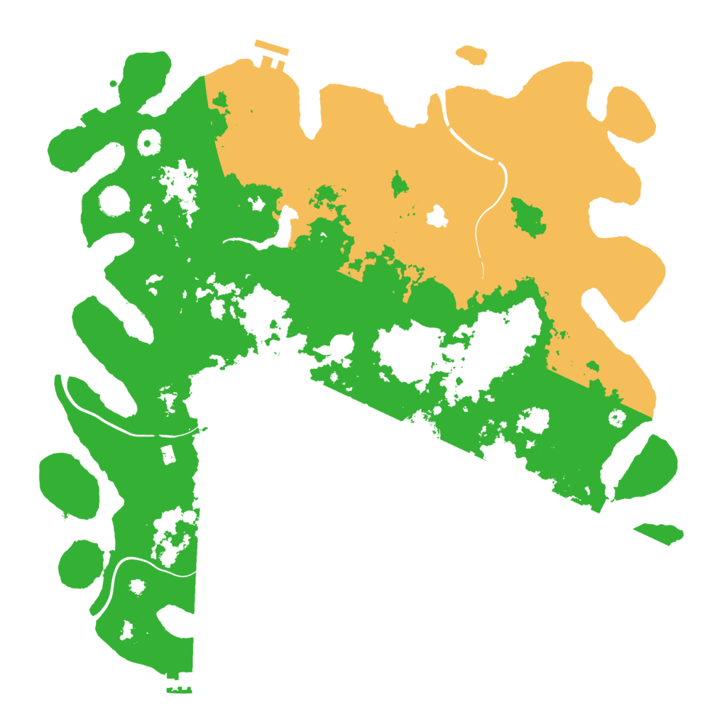 Biome Rust Map: Procedural Map, Size: 4250, Seed: 882156069