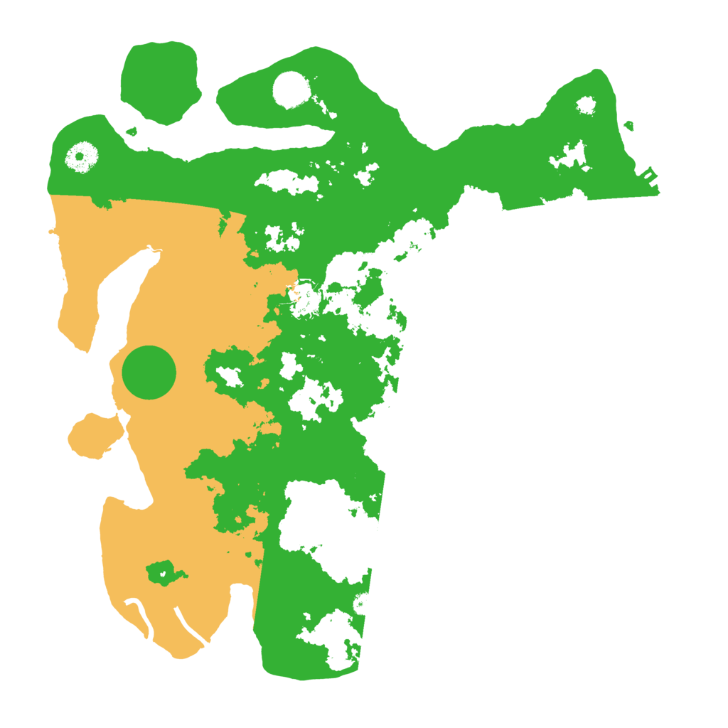 Biome Rust Map: Procedural Map, Size: 3550, Seed: 11018