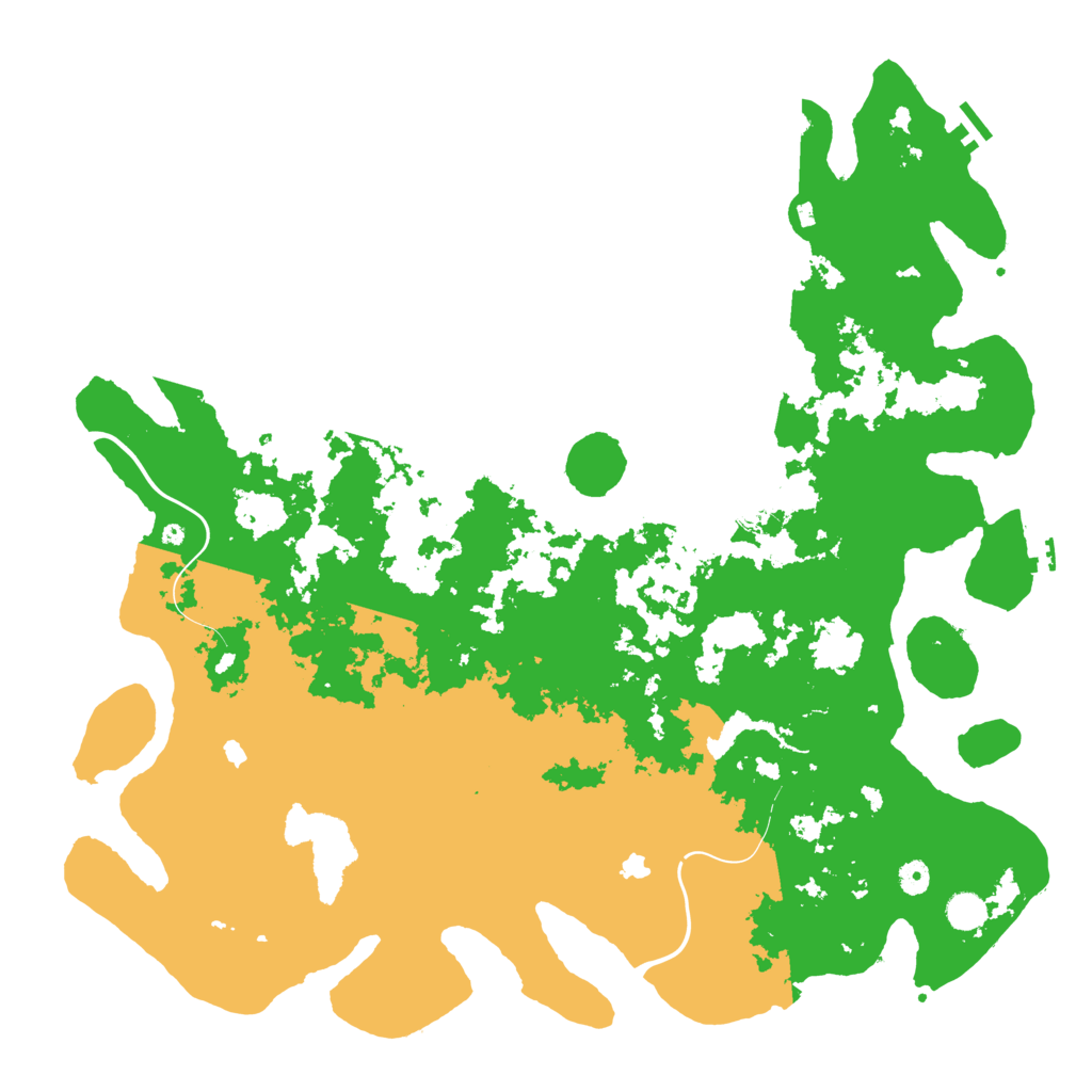 Biome Rust Map: Procedural Map, Size: 5000, Seed: 1382107535