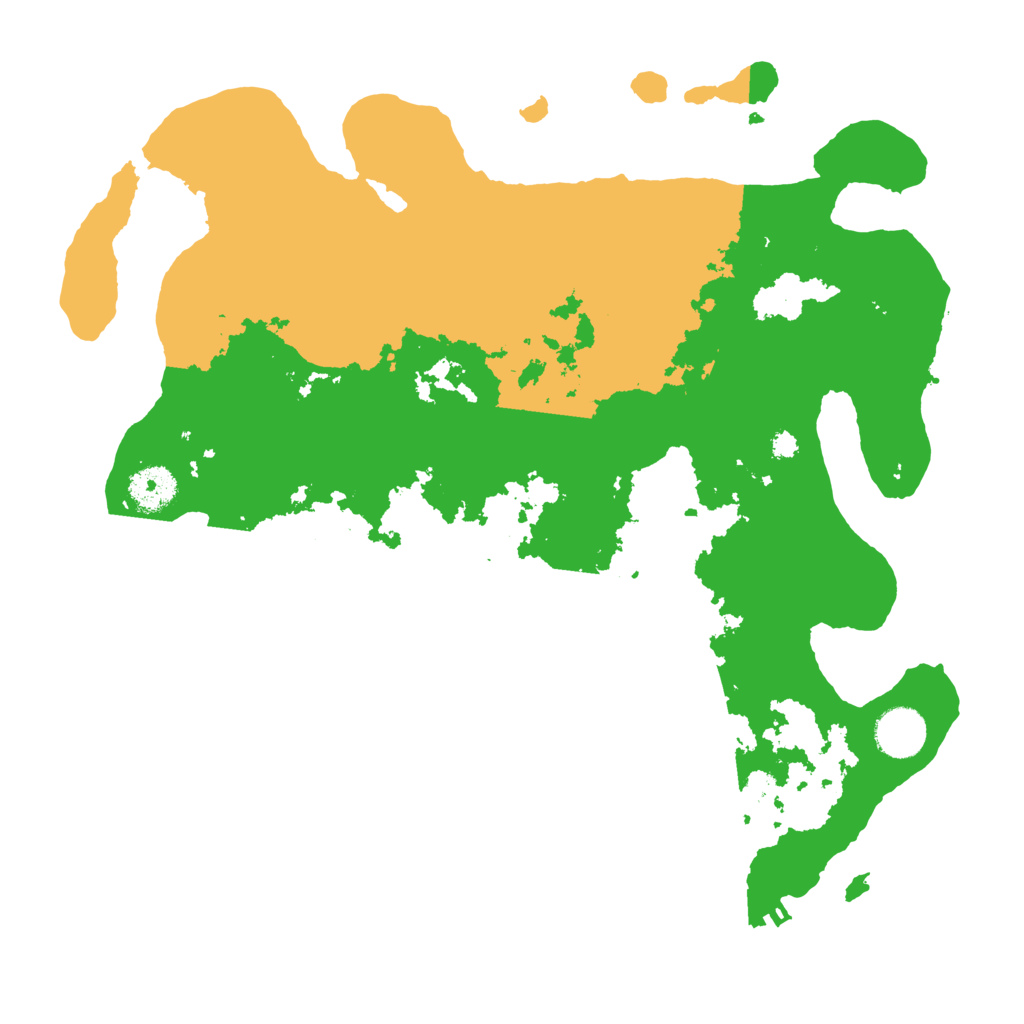 Biome Rust Map: Procedural Map, Size: 3550, Seed: 547467