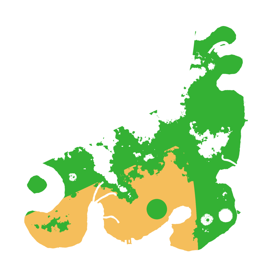 Biome Rust Map: Procedural Map, Size: 3500, Seed: 1454920899