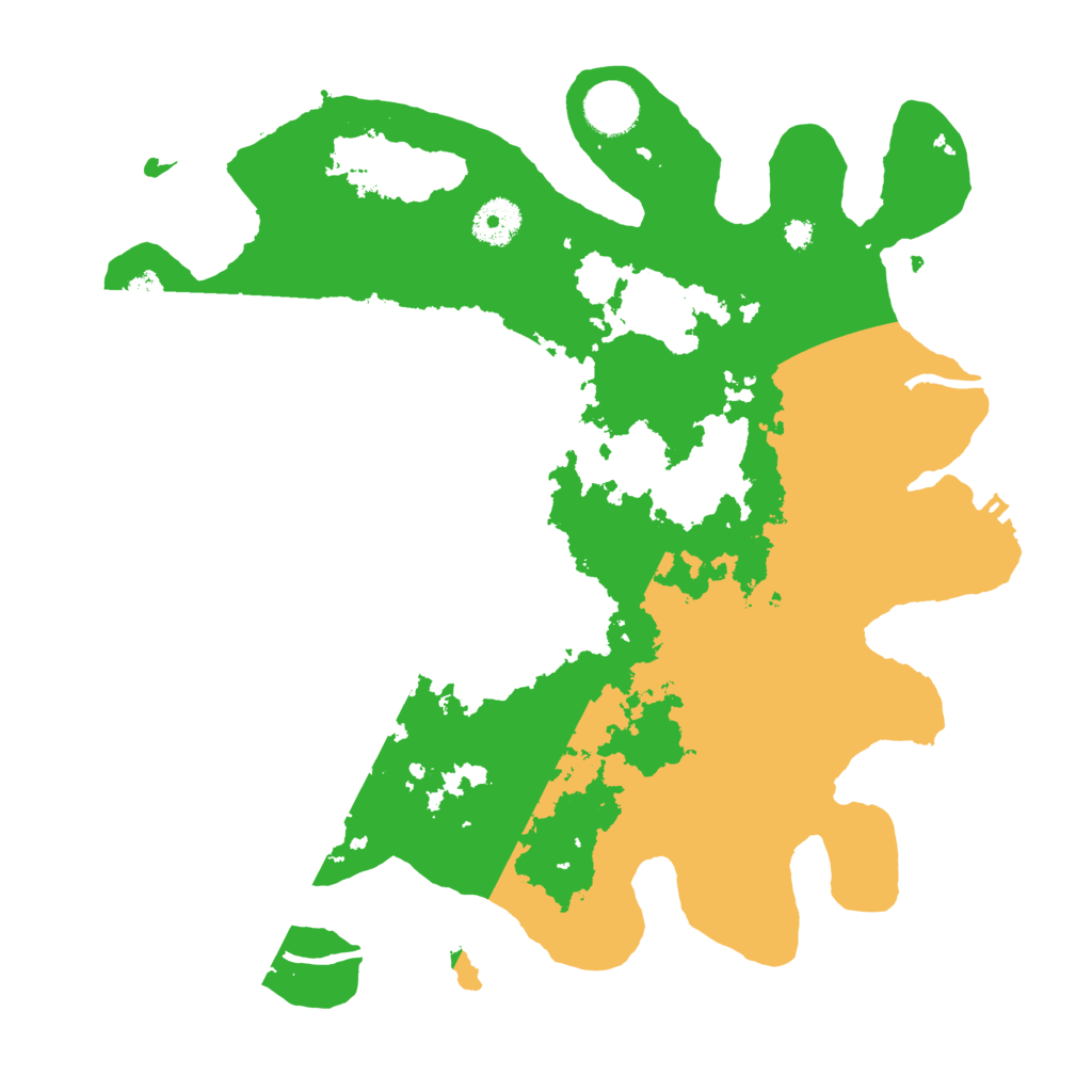 Biome Rust Map: Procedural Map, Size: 3500, Seed: 5462324