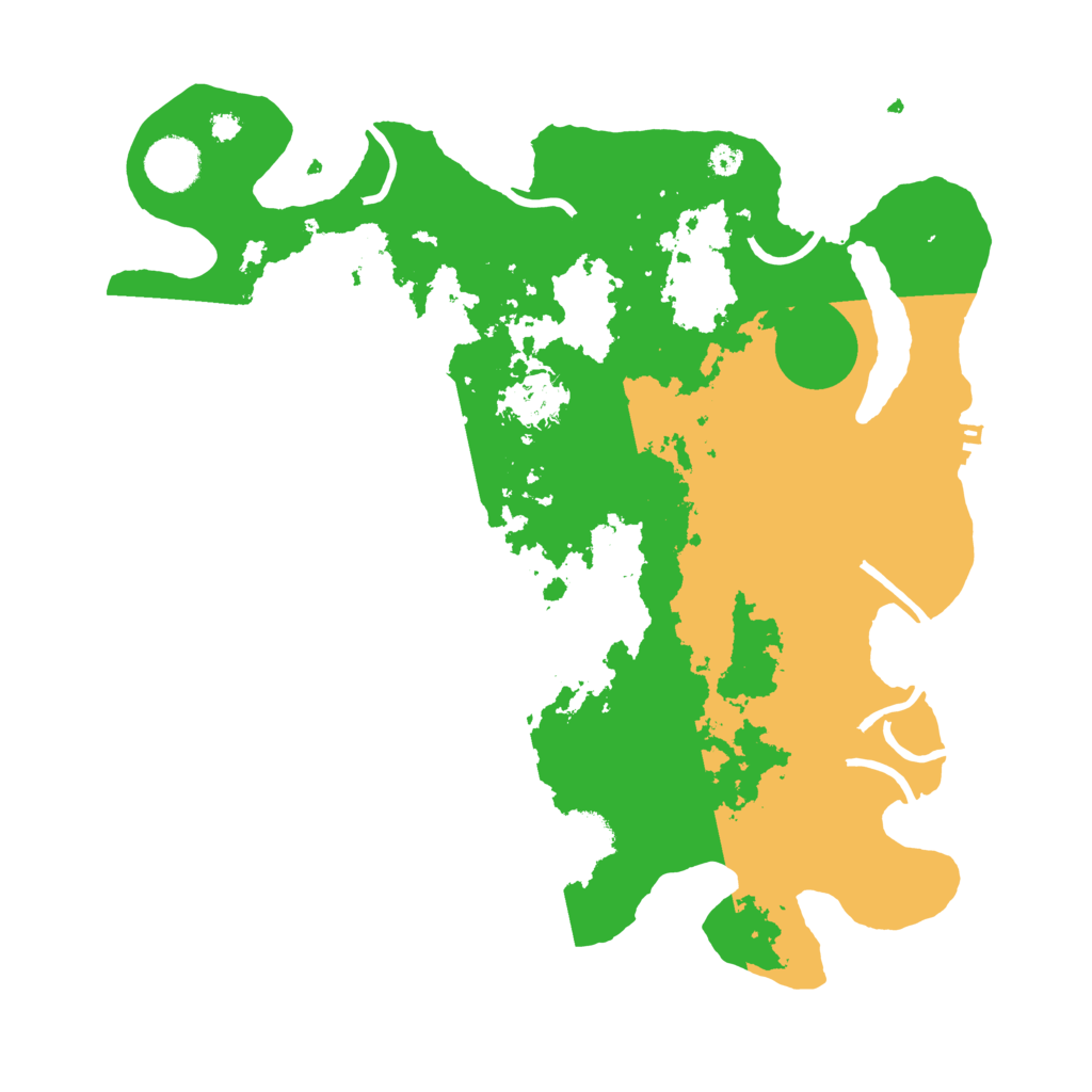 Biome Rust Map: Procedural Map, Size: 3500, Seed: 502464783