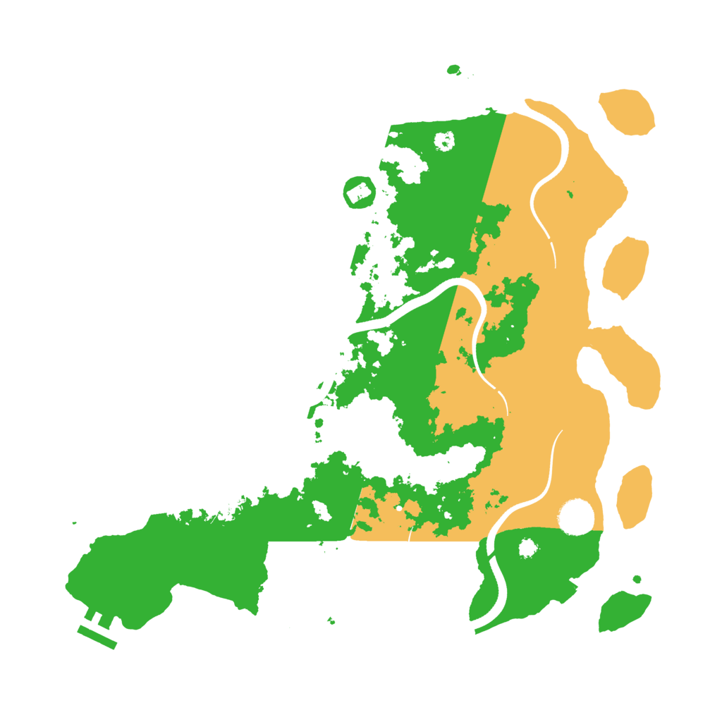 Biome Rust Map: Procedural Map, Size: 3550, Seed: 253377