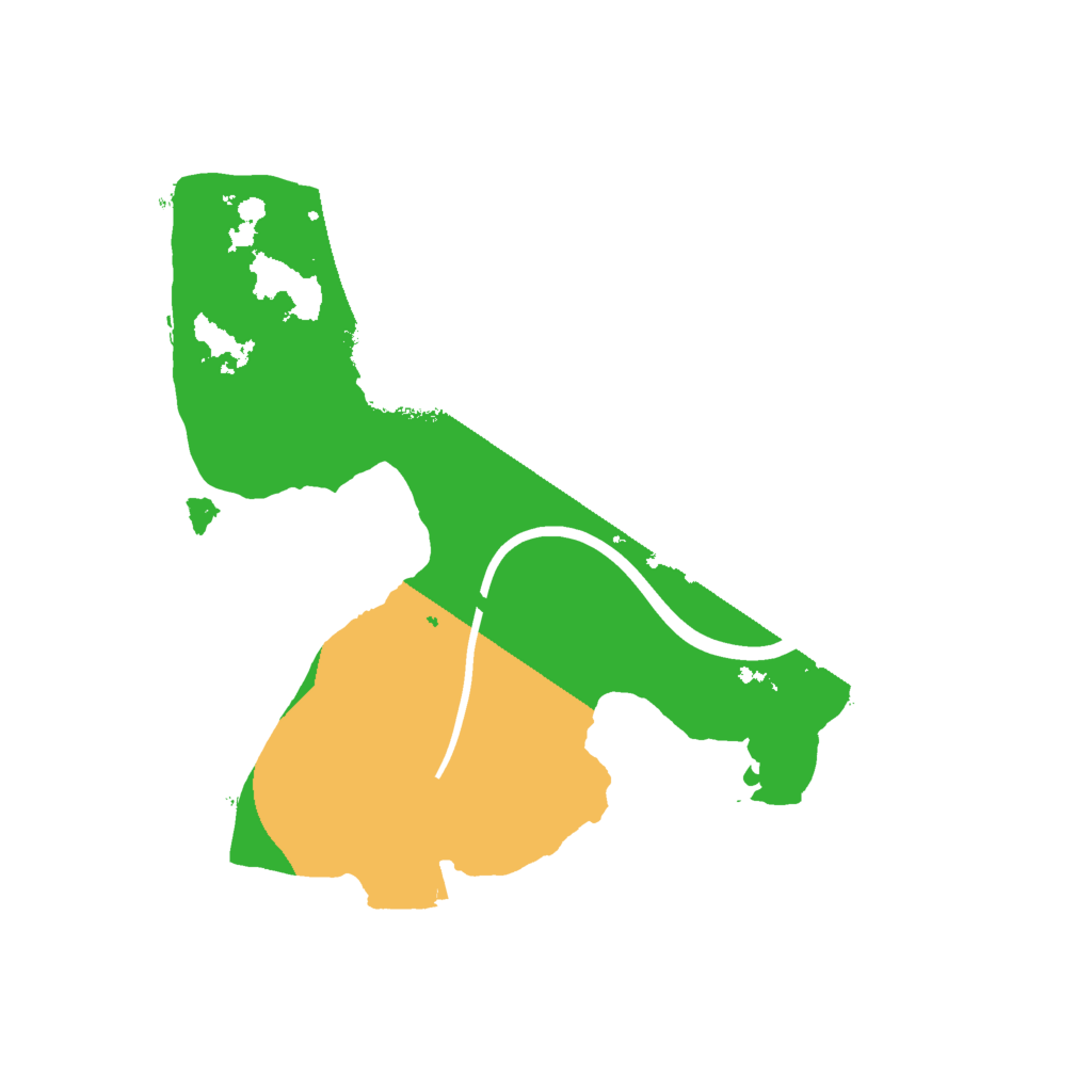 Biome Rust Map: Procedural Map, Size: 1600, Seed: 215487