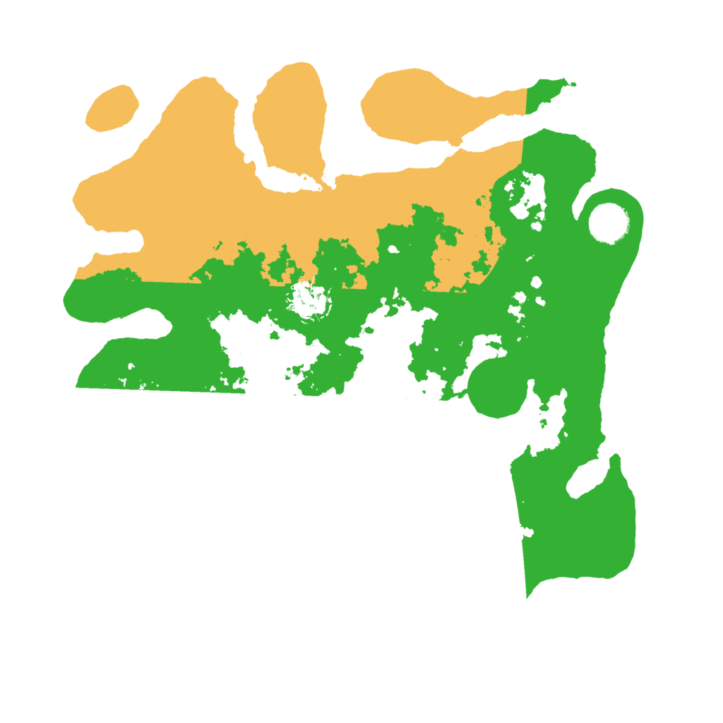 Biome Rust Map: Barren, Size: 3200, Seed: 818005481