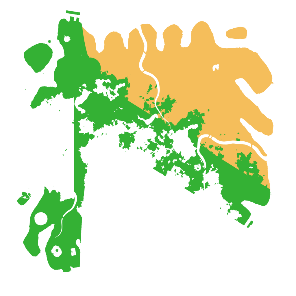 Biome Rust Map: Procedural Map, Size: 4250, Seed: 605189