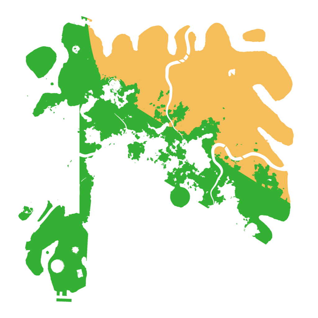 Biome Rust Map: Procedural Map, Size: 4250, Seed: 605189