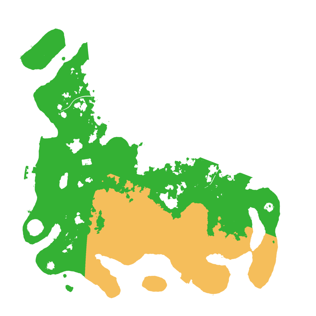 Biome Rust Map: Procedural Map, Size: 3550, Seed: 812427