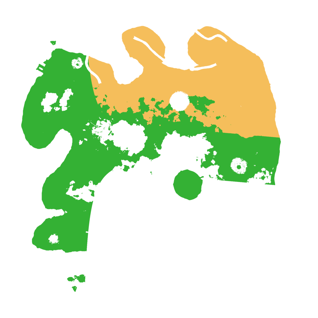 Biome Rust Map: Procedural Map, Size: 3000, Seed: 1177988896