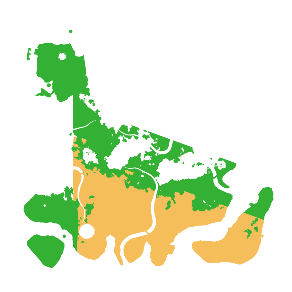 Biome Rust Map: Procedural Map, Size: 3500, Seed: 1892242991