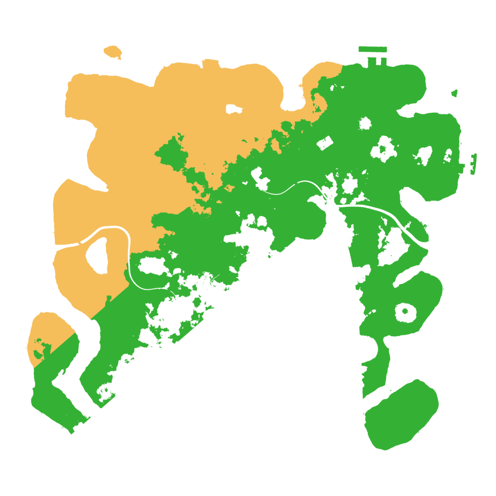 Biome Rust Map: Procedural Map, Size: 3550, Seed: 207571