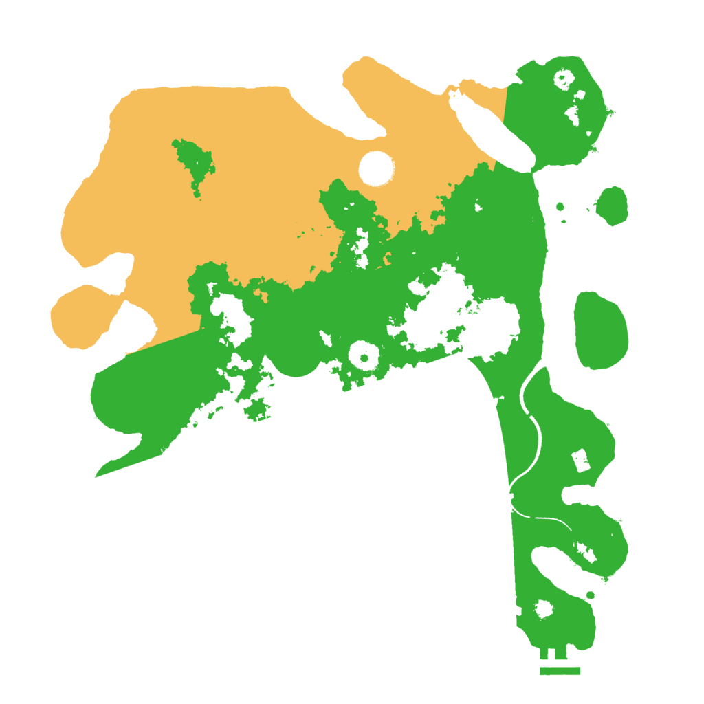 Biome Rust Map: Procedural Map, Size: 3500, Seed: 1442074629