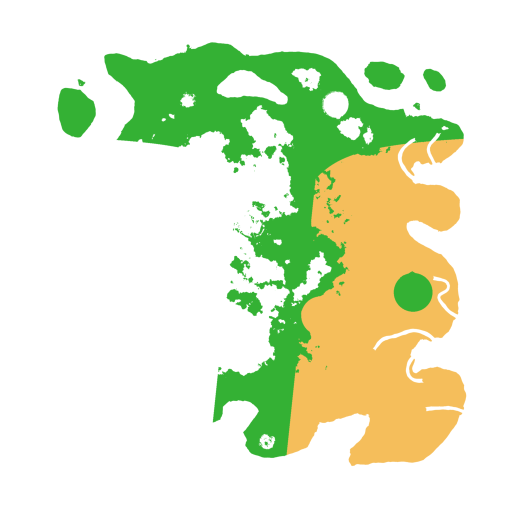 Biome Rust Map: Procedural Map, Size: 3500, Seed: 4562589