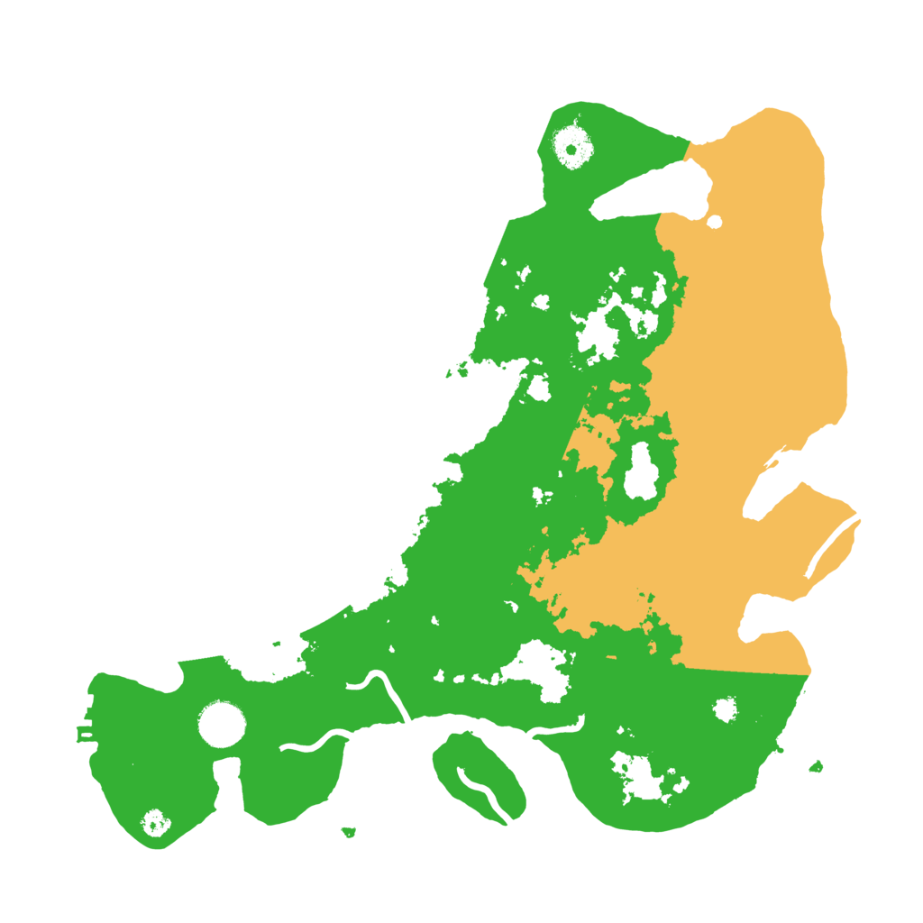 Biome Rust Map: Procedural Map, Size: 3500, Seed: 2135704859