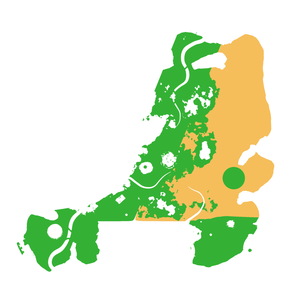 Biome Rust Map: Procedural Map, Size: 3500, Seed: 2135704859