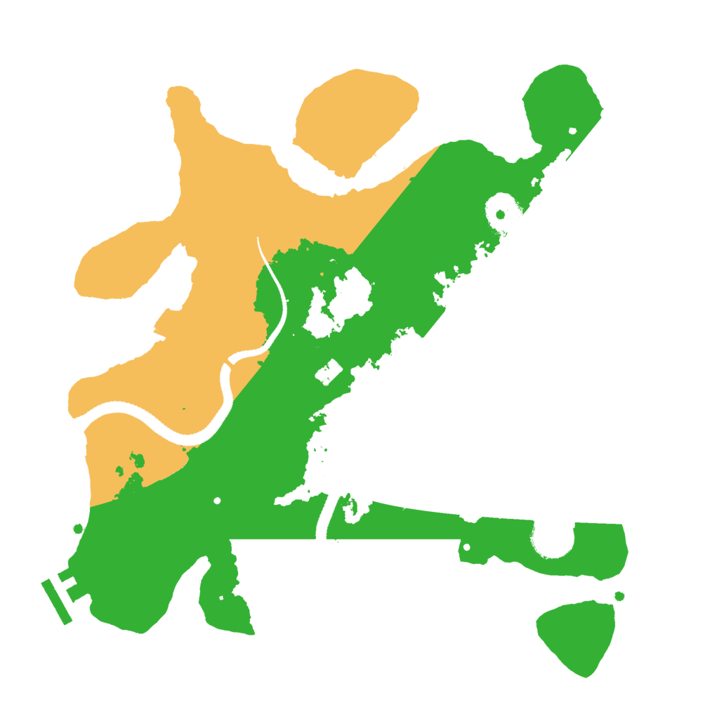 Biome Rust Map: Procedural Map, Size: 3000, Seed: 26177758
