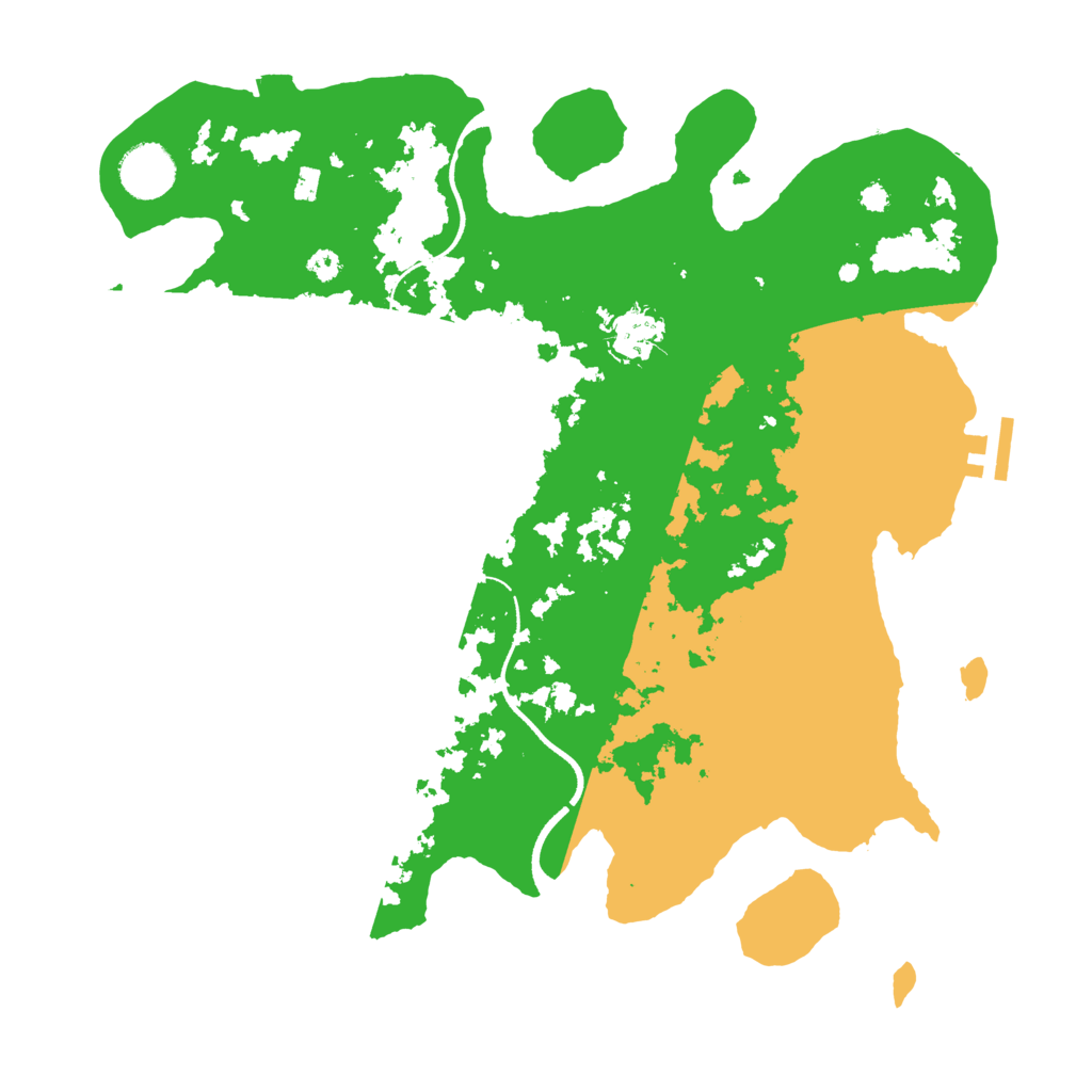 Biome Rust Map: Procedural Map, Size: 3500, Seed: 1291060437