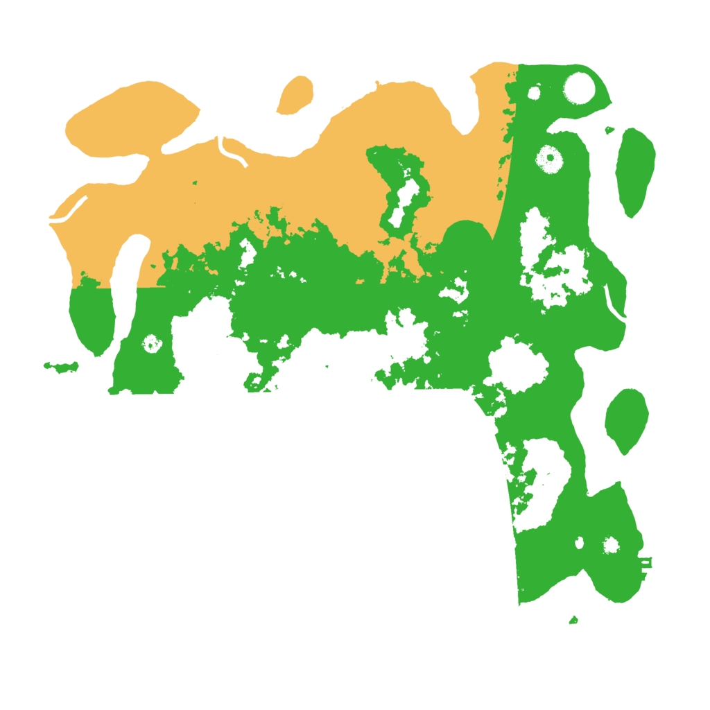 Biome Rust Map: Procedural Map, Size: 4000, Seed: 39427