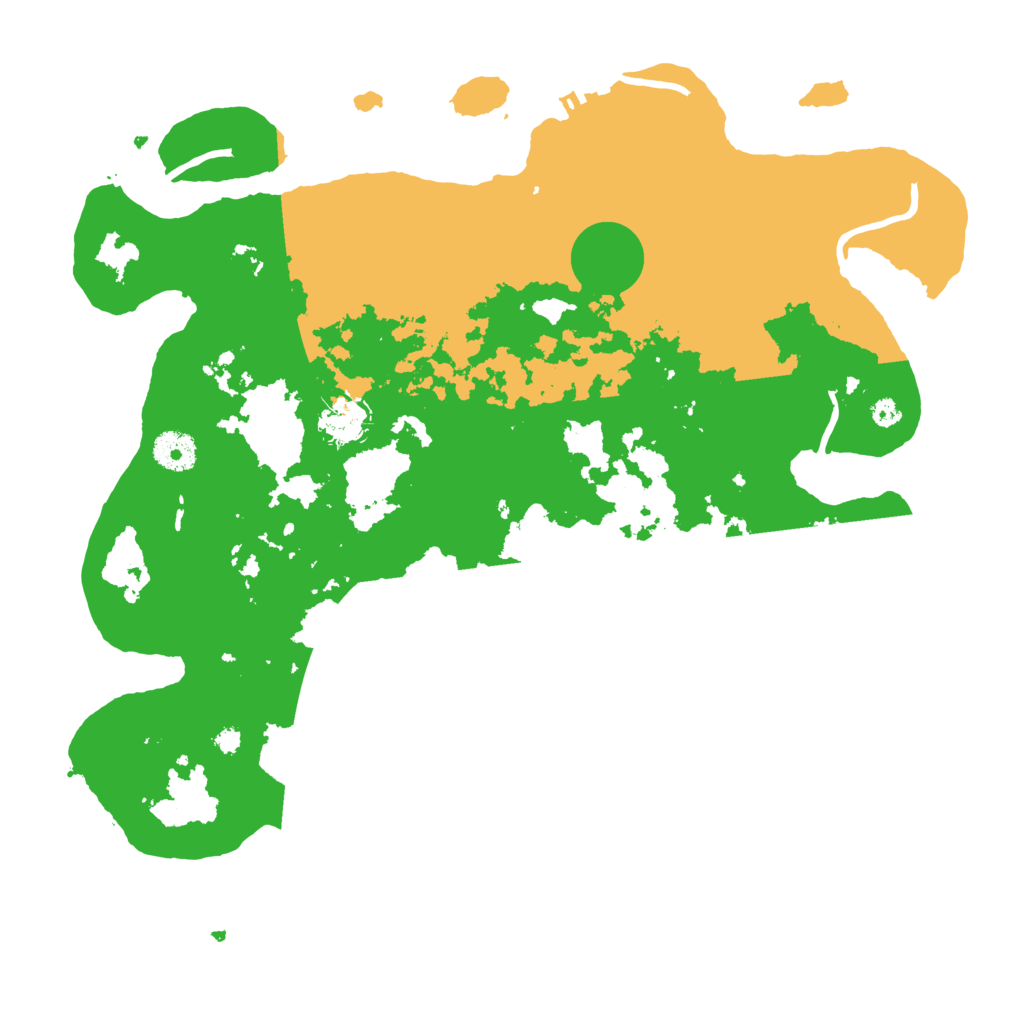 Biome Rust Map: Procedural Map, Size: 3700, Seed: 460428406