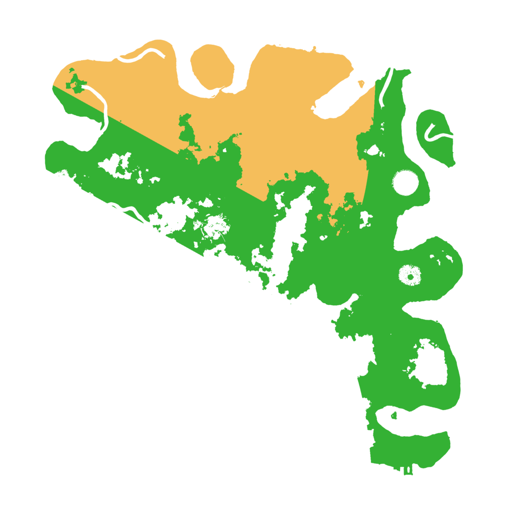 Biome Rust Map: Procedural Map, Size: 3550, Seed: 491835