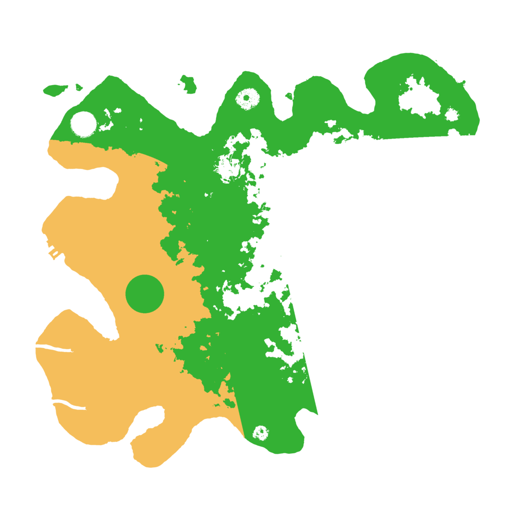 Biome Rust Map: Procedural Map, Size: 3500, Seed: 354522254