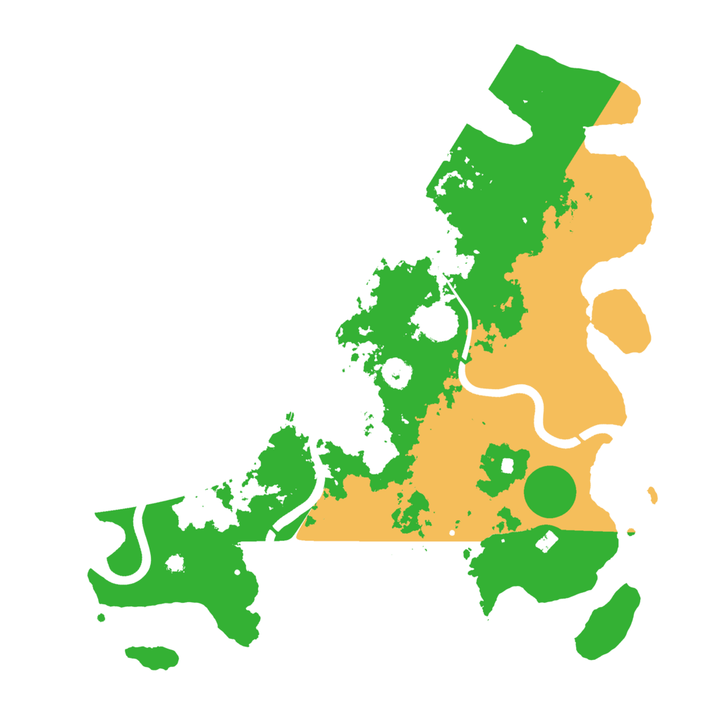 Biome Rust Map: Procedural Map, Size: 3655, Seed: 21