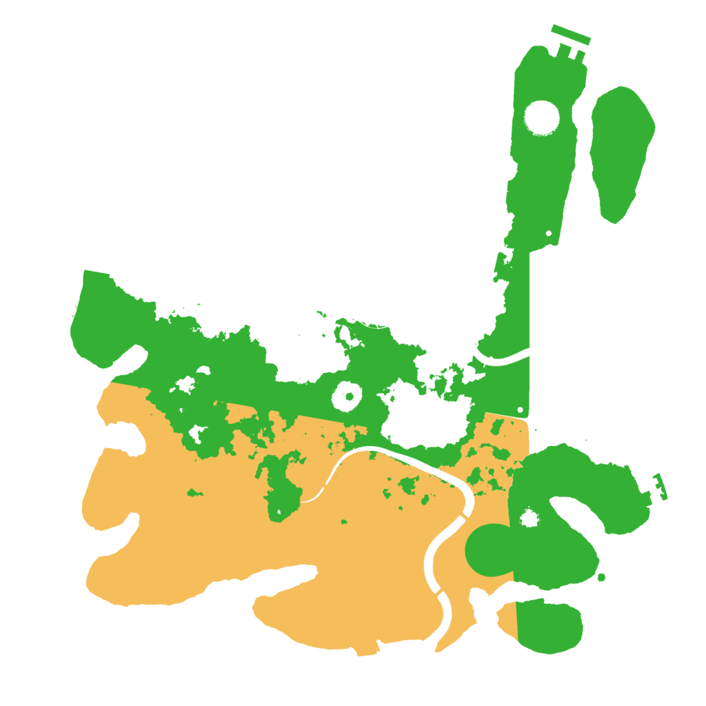 Biome Rust Map: Procedural Map, Size: 3550, Seed: 329176