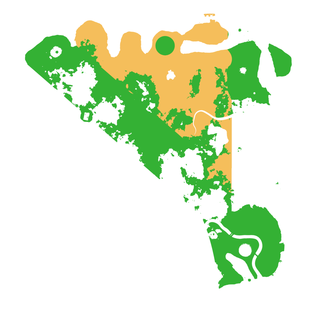 Biome Rust Map: Procedural Map, Size: 4250, Seed: 13643