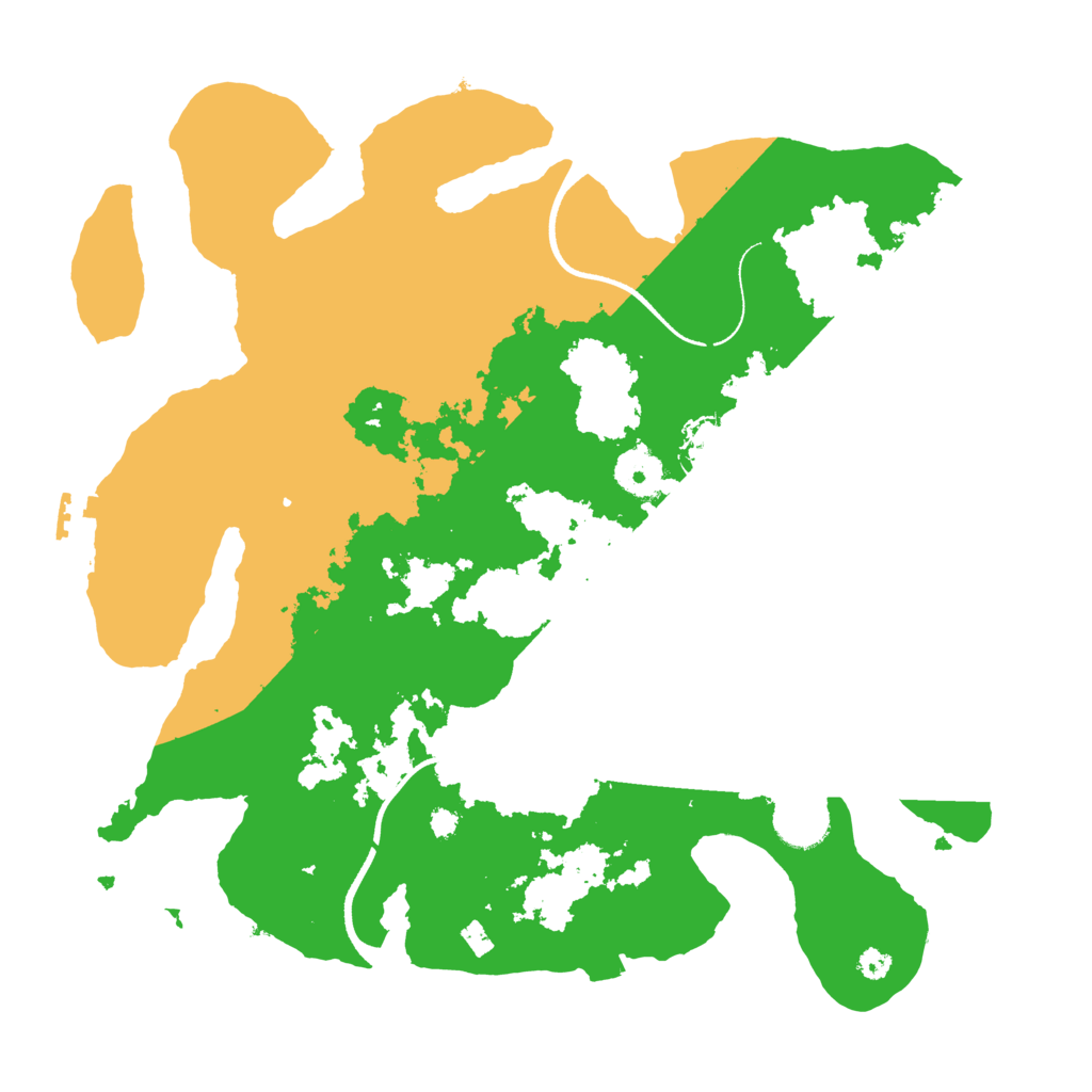 Biome Rust Map: Procedural Map, Size: 3500, Seed: 9082000