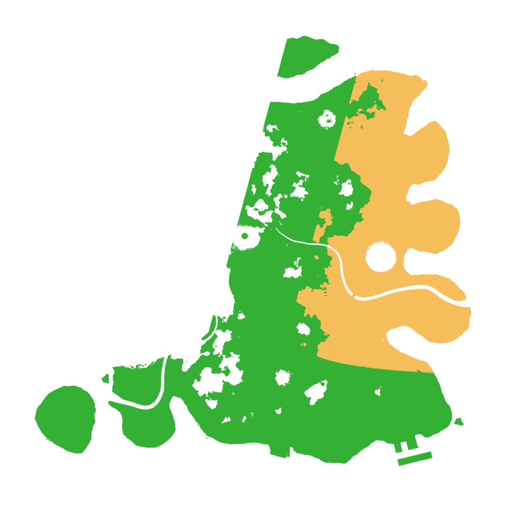 Biome Rust Map: Procedural Map, Size: 3000, Seed: 32925
