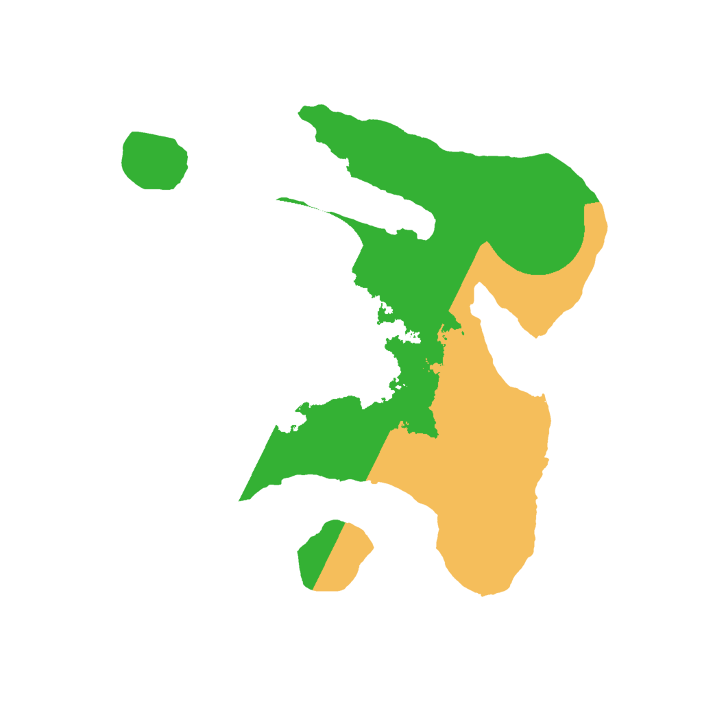 Biome Rust Map: Barren, Size: 2000, Seed: 987528742