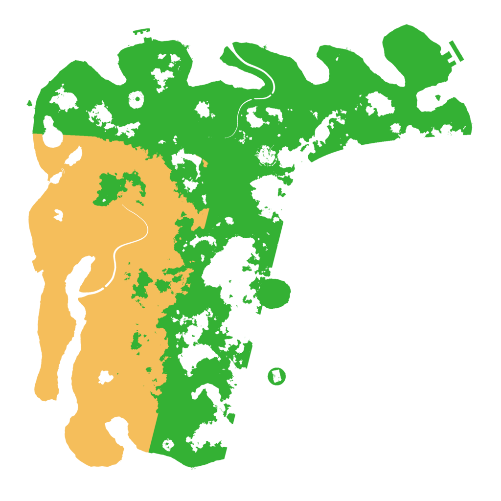 Biome Rust Map: Procedural Map, Size: 4500, Seed: 435149